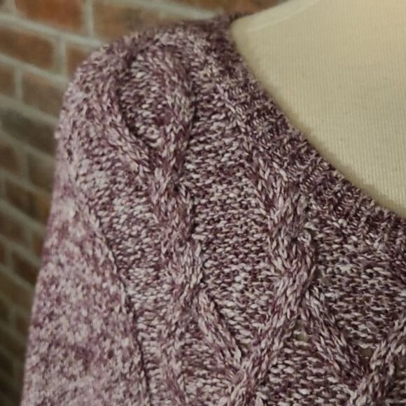 Tommy Hilfiger Pink and White Pullover Sweater - Picture 2 of 5